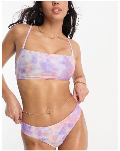 Speedo Bikini con fascette sottili - Viola