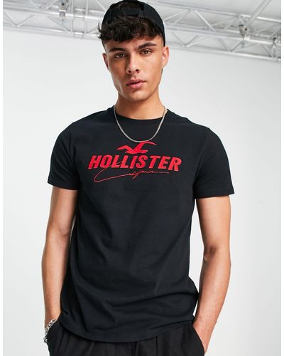 Hollister Tech Sport - T-shirt Met Logo - Zwart