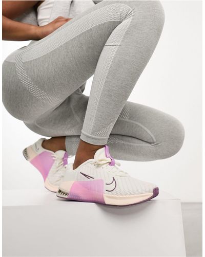 Nike Metcon 9 - sneakers viola e bianche - Grigio