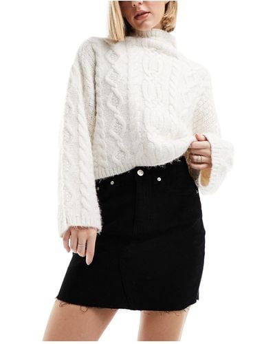 Miss Selfridge Mini-jupe en velours côtelé - Noir