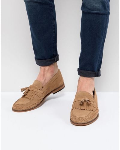 H by Hudson Alloa Suede Loafers - Multicolor