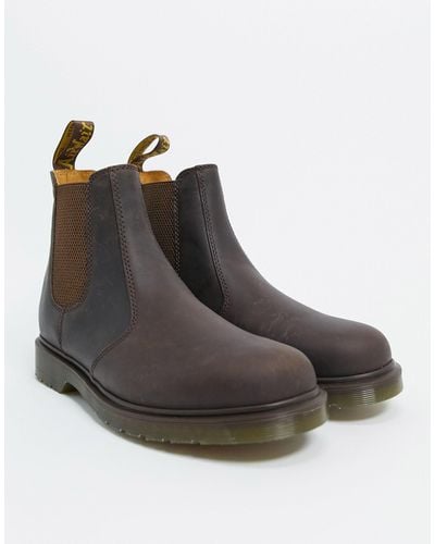Dr. Martens Dr.martens S 2976 Snowplow Leather Cocoa Boots 6.5 Uk - Brown