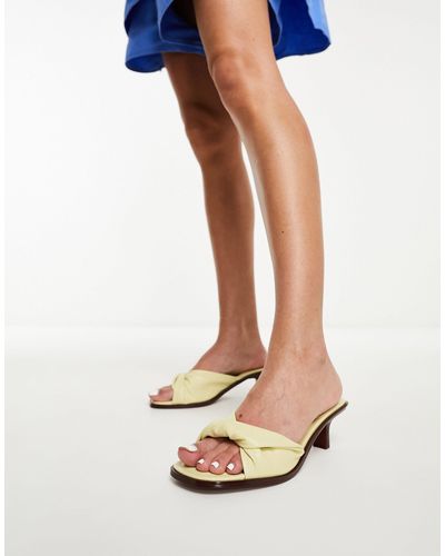 ASOS – hither – mules - Weiß