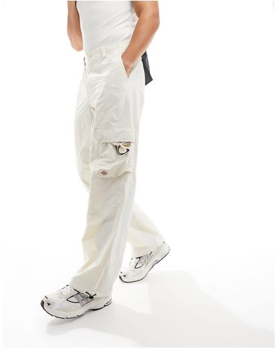 Dickies Exclusivité asos - - jackson - pantalon cargo en nylon style utilitaire - taupe surplus - Blanc
