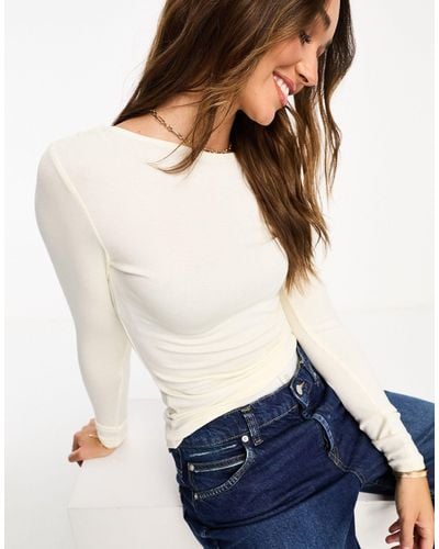 Camisetas y tops de manga larga Mango de mujer | Rebajas en línea, hasta el  70 % de descuento | Lyst