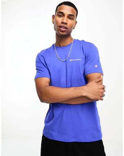 Champion Legacy T-shirt With Small Logo - Blue