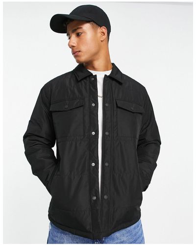 Only & Sons Padded Worker Jacket - Black