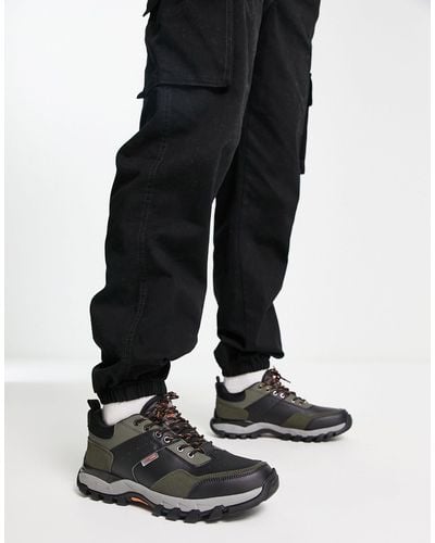 Jack & Jones Hiker Sneaker With Contrast Details - Black