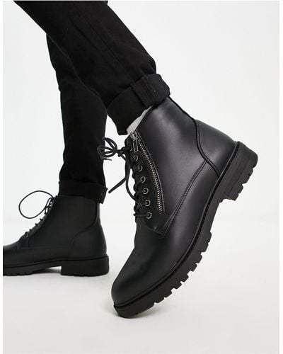French Connection Side Zip Boots - Black