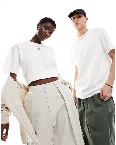 Nike Premium essentials - t-shirt unisex oversize bianca - Bianco