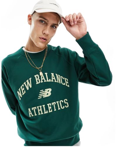 New Balance – sweatshirt - Grün