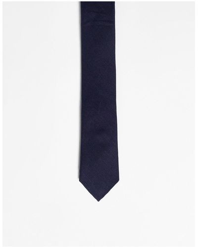 Jack & Jones Cravate en lin - Bleu