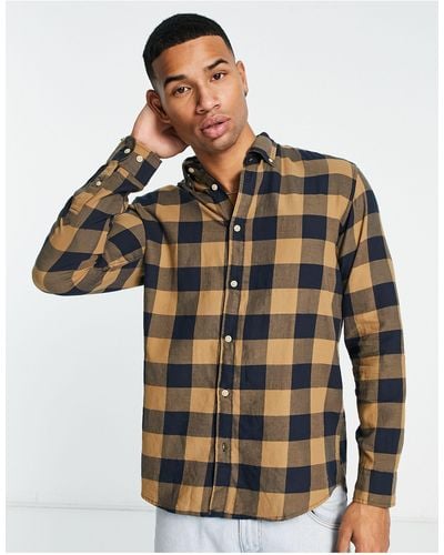 SELECTED Flannel Check Shirt - Multicolour