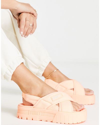 Chanclas puma moradas store
