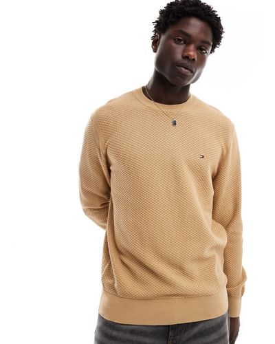 Tommy Hilfiger Crew Neck Jumper - Natural