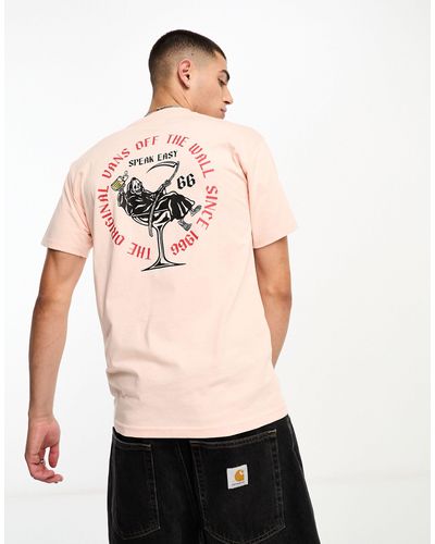 Vans Speakeasy - t-shirt a maniche corte color pesca - Neutro