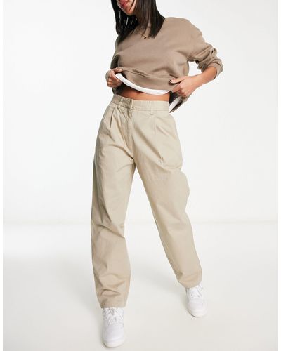 Monki Tailored Pants - Natural