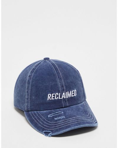 Reclaimed (vintage) – unisex – logo-kappe - Blau