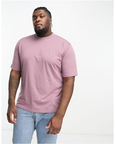 Le Breve Plus – hochgeschlossenes t-shirt - Pink