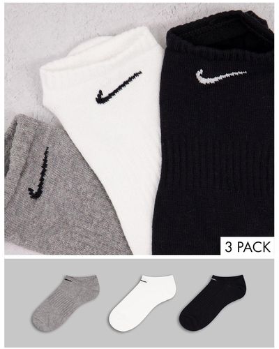 Nike 3 Pack Unisex Trainer Socks - Multicolour