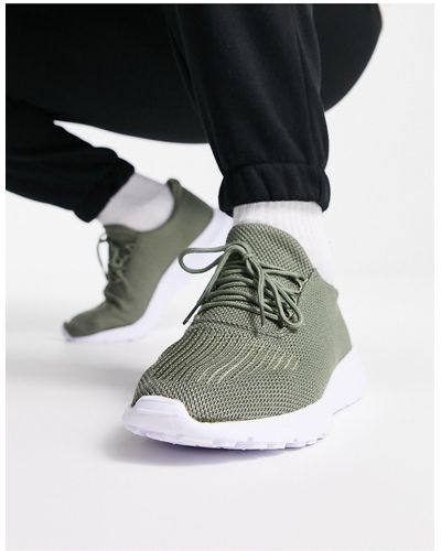 New Look Gebreide Sneakers - Zwart