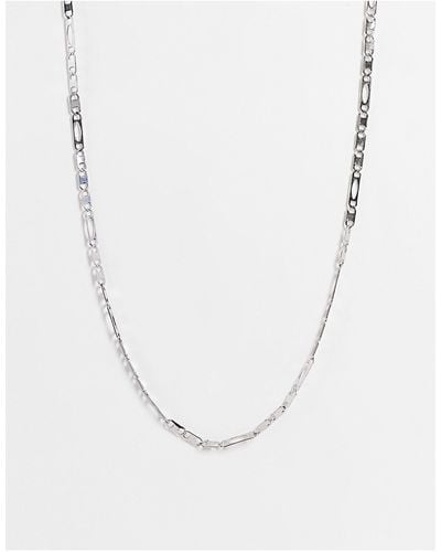 Icon Brand Stainless Steel Mariner Figaro Necklace - Metallic