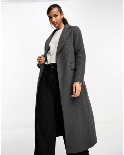 New Look Longline Formal Coat - Black