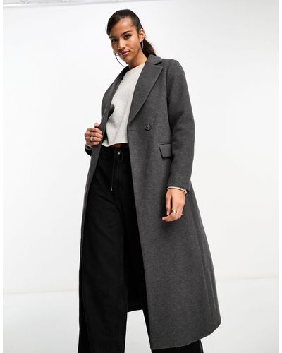 New Look Manteau long habillé - Noir