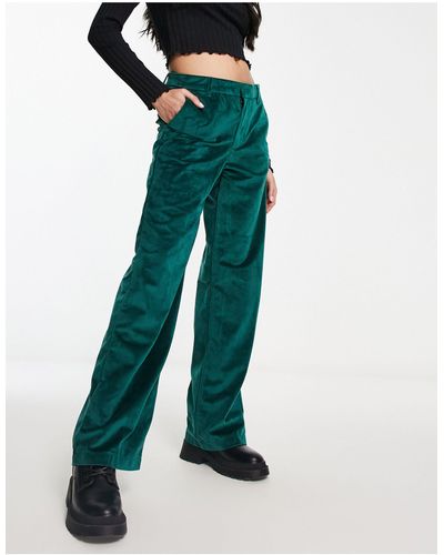 Levi's baggy Velvet Trousers - Green