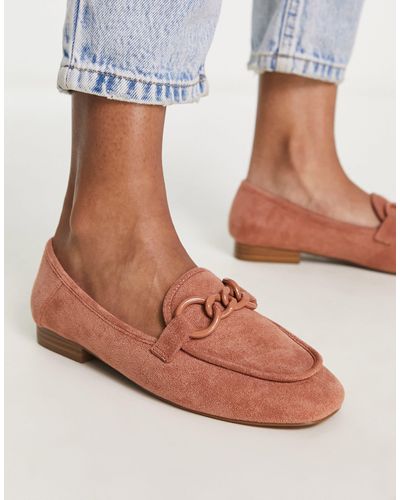 ASOS Modern Loafers With Chain - Blue