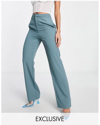 AsYou Co-ord Straight Leg Trousers - Blue