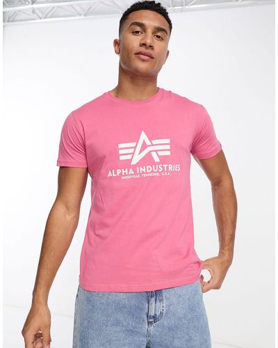 Alpha Industries Logo Basic T-shirt - Pink