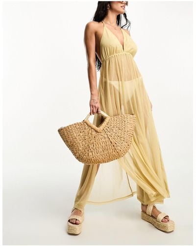 Ann Summers Strappy Beach Summer Dress - Natural
