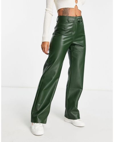Cotton On Cotton on - arlow - pantaloni dritti verdi - Verde