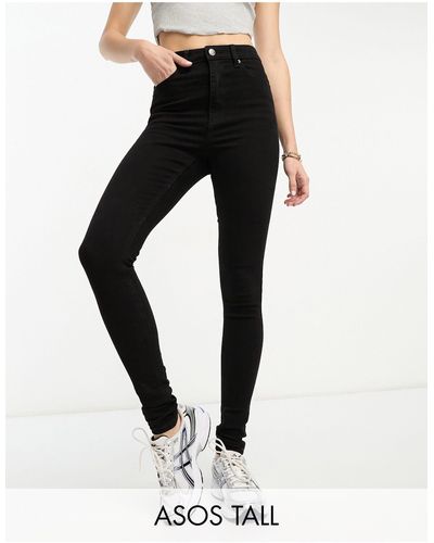 ASOS Asos Design Tall Skinny Jeans - Black