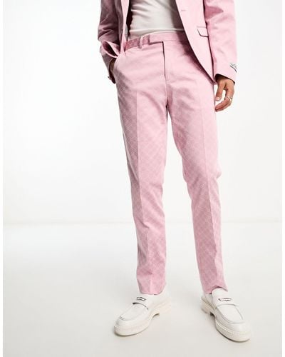 Twisted Tailor Kei Suit Trousers - Pink
