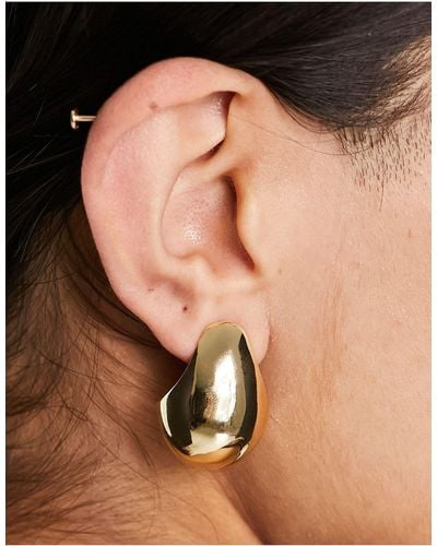 Retro Simple Round Resin Earrings Ear Clips - Temu United Arab Emirates