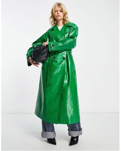 ASOS Gabardina - Verde