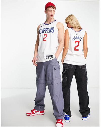 Nike Basketball Nba La Clippers - Kawhi Leonard - Unisex Jersey Hemd - Wit