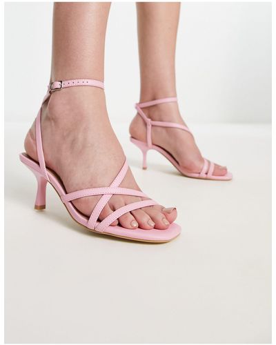 New Look Strappy Slingbacks - Pink