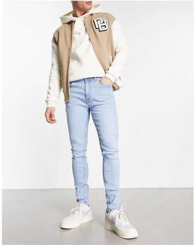 New Look Jeans skinny lavaggio chiaro - Bianco