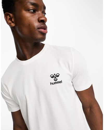 Hummel Regular Fit T-shirt With Logo - White