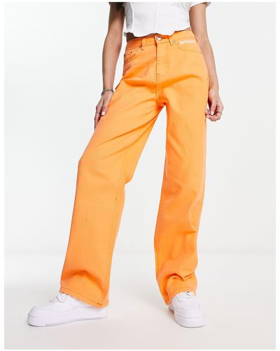 Sixth June Denim Slouchy Jeans - Orange