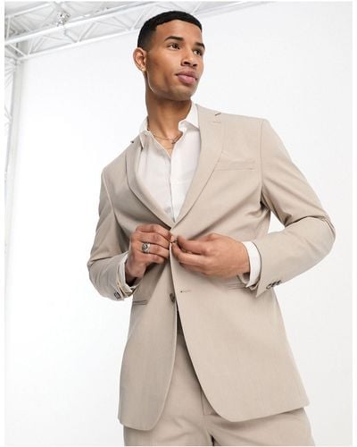 SELECTED Loose Fit Suit Jacket - Natural