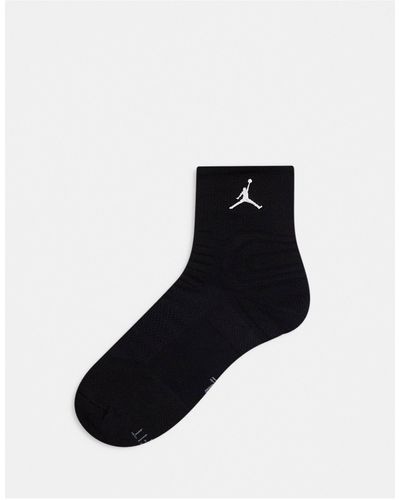 Nike Flight Ankle Socks Black/ White - Negro