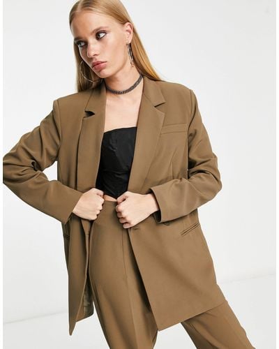 ONLY Tailored Blazer Co-ord - Brown