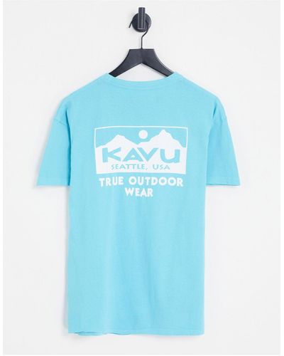 Kavu True - T-shirt - Blauw