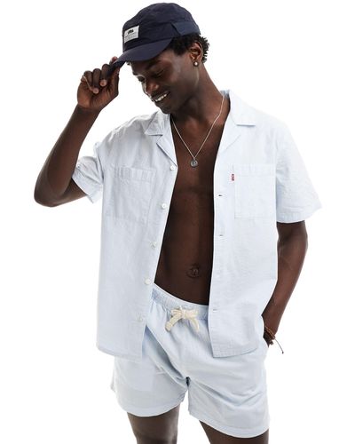 Levi's Camp - chemise d'ensemble classique - rayé - Blanc