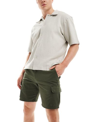 New Look – cargo-shorts - Grau