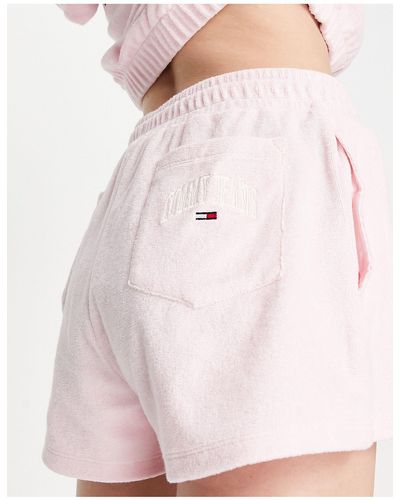 Tommy Hilfiger Collegiate Logo Shorts - Pink